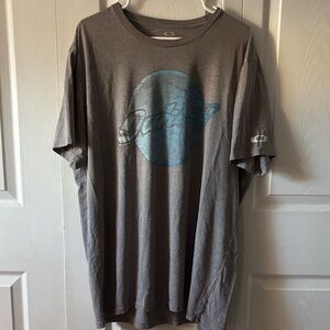 Oakley Men's Gray T with Blue Logo